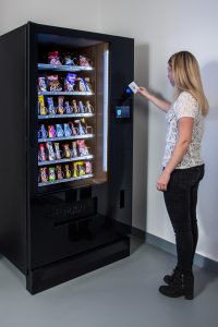 contactloos betalen snoep- drankautomaten